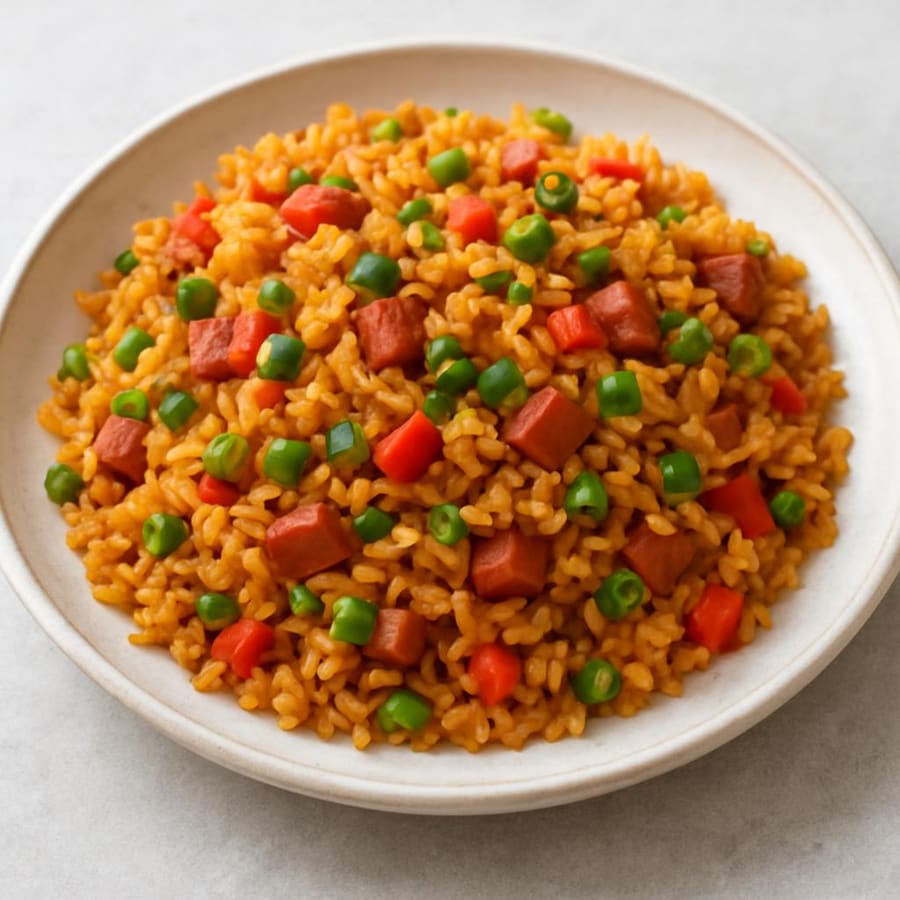 Arroz a la cubana