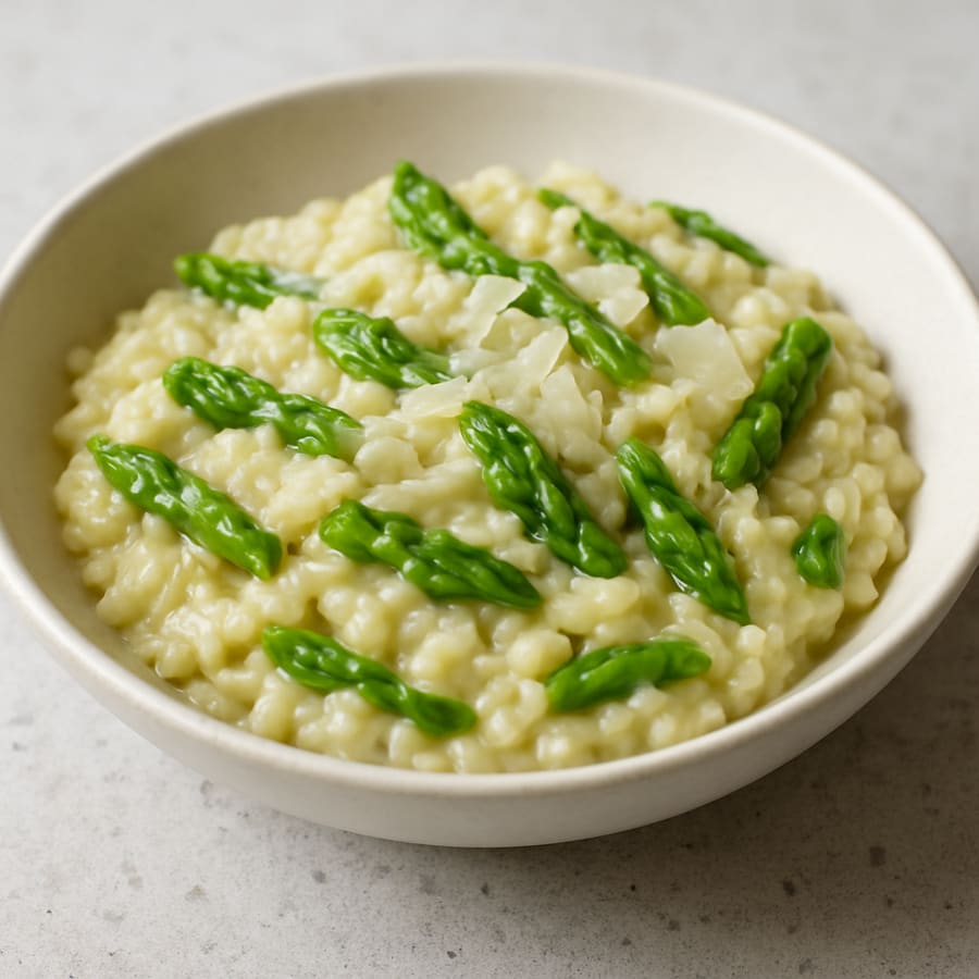 Spargel-Parmesan-Risotto