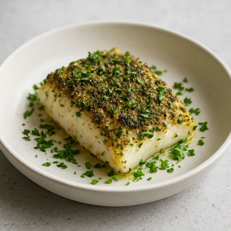 Baked Herb-Crusted Cod