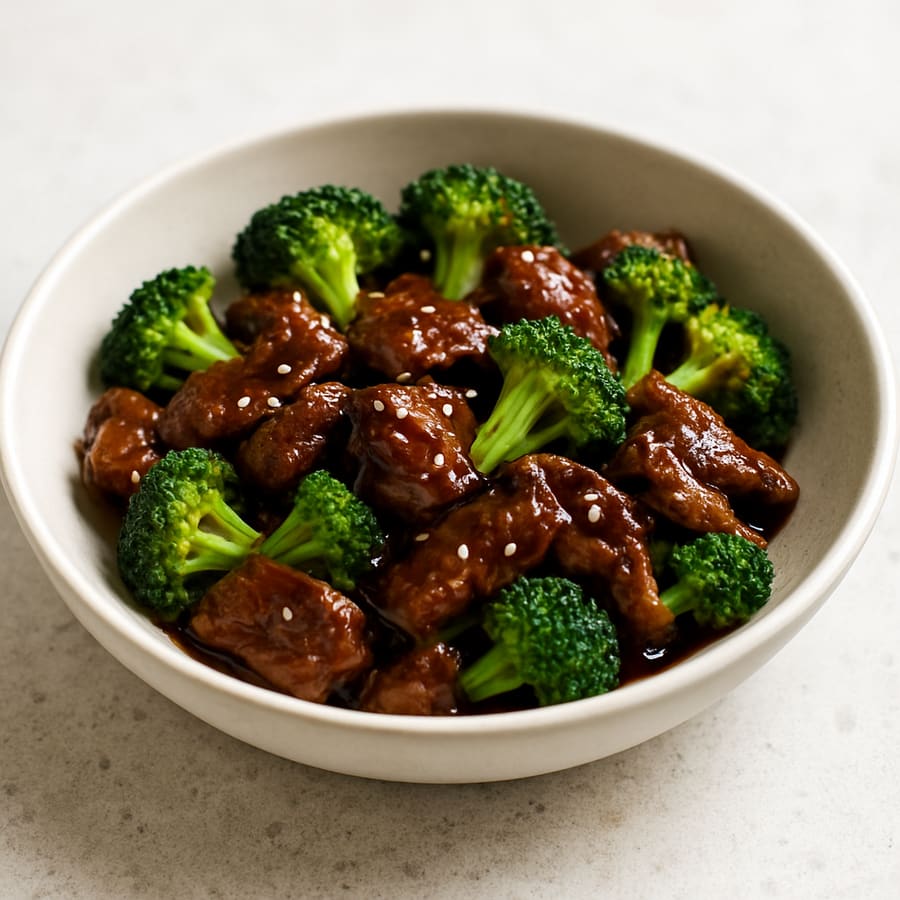 Rindfleisch Teriyaki mit Brokkoli