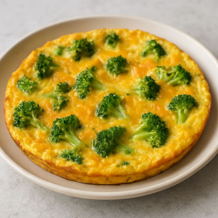 Frittata di Broccoli e Cheddar