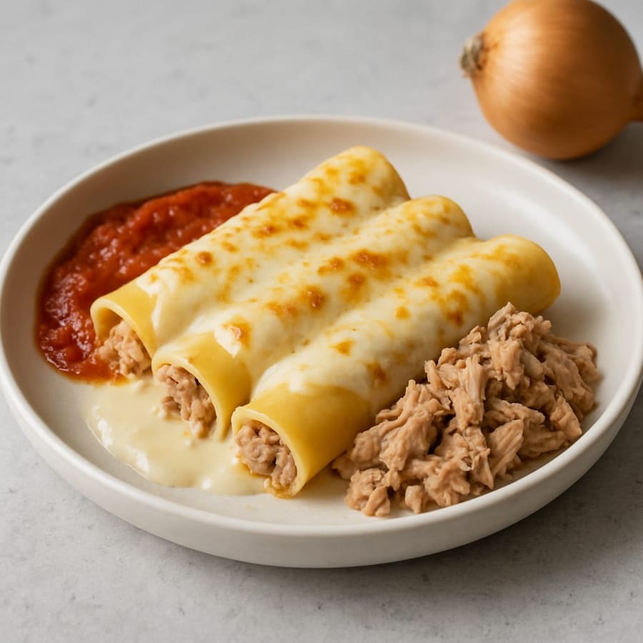 Thunfisch-Cannelloni mit Béchamel