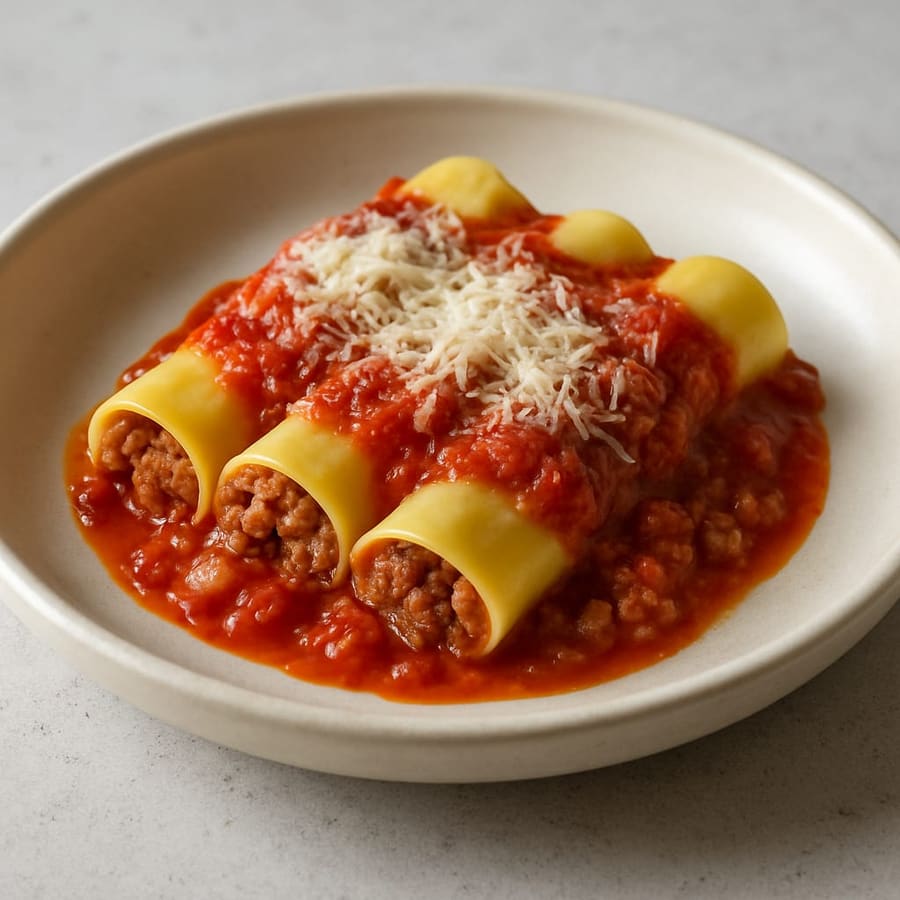 Katalanische Fleisch-Cannelloni