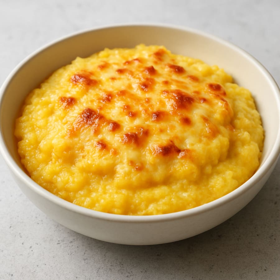 Käse-Überbackene Polenta
