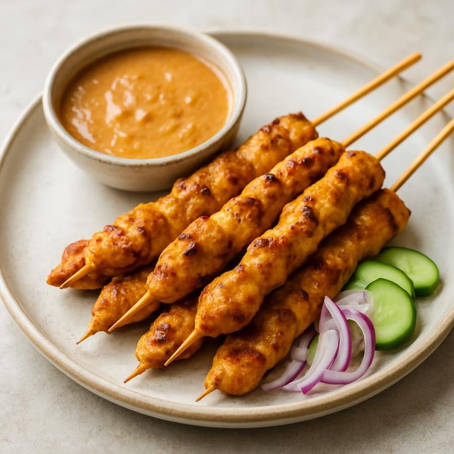 Hähnchen-Satay
