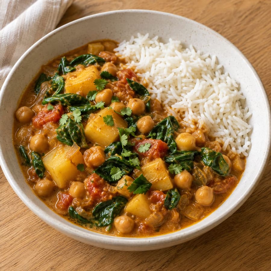 Kichererbsen-Kartoffel-Curry