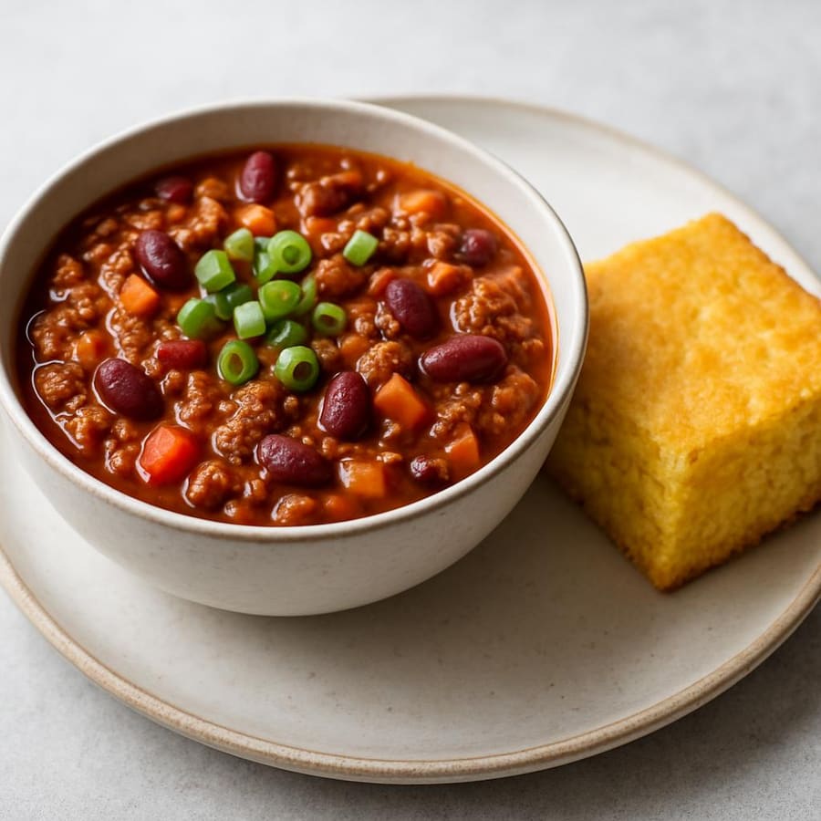 Chili with Cornbread