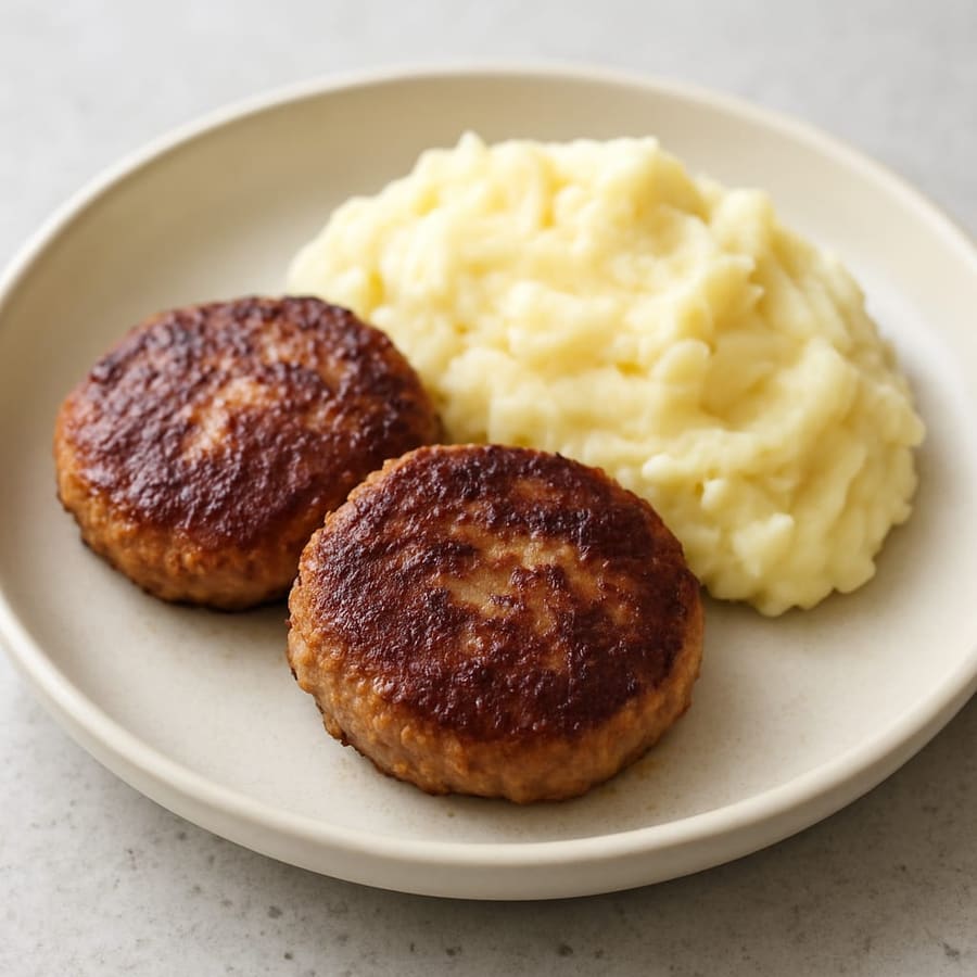 Frikadellen mit Kartoffelpüree