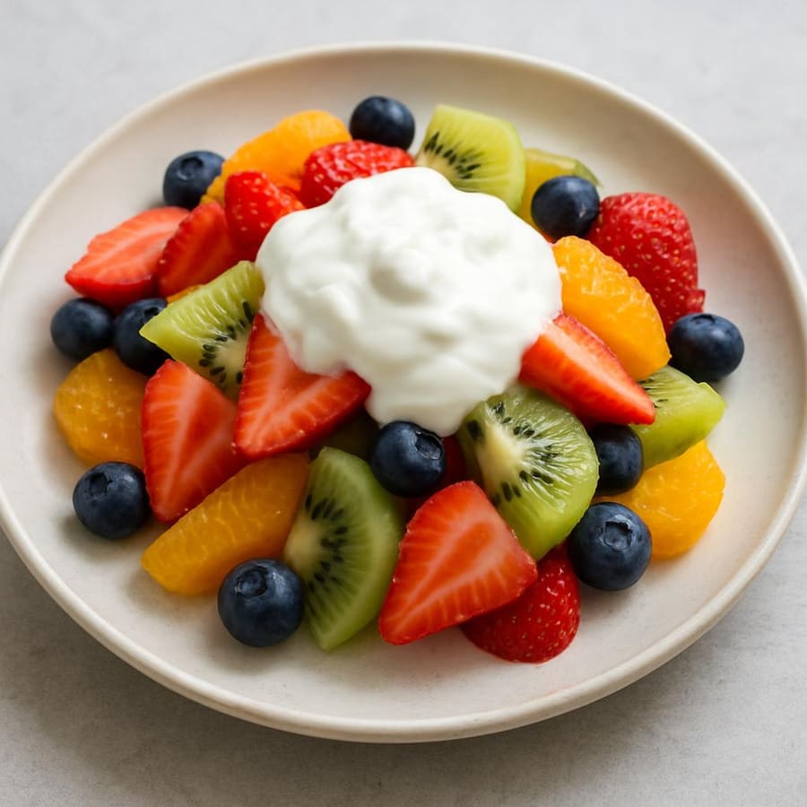 Fruit Salad with Yogurt