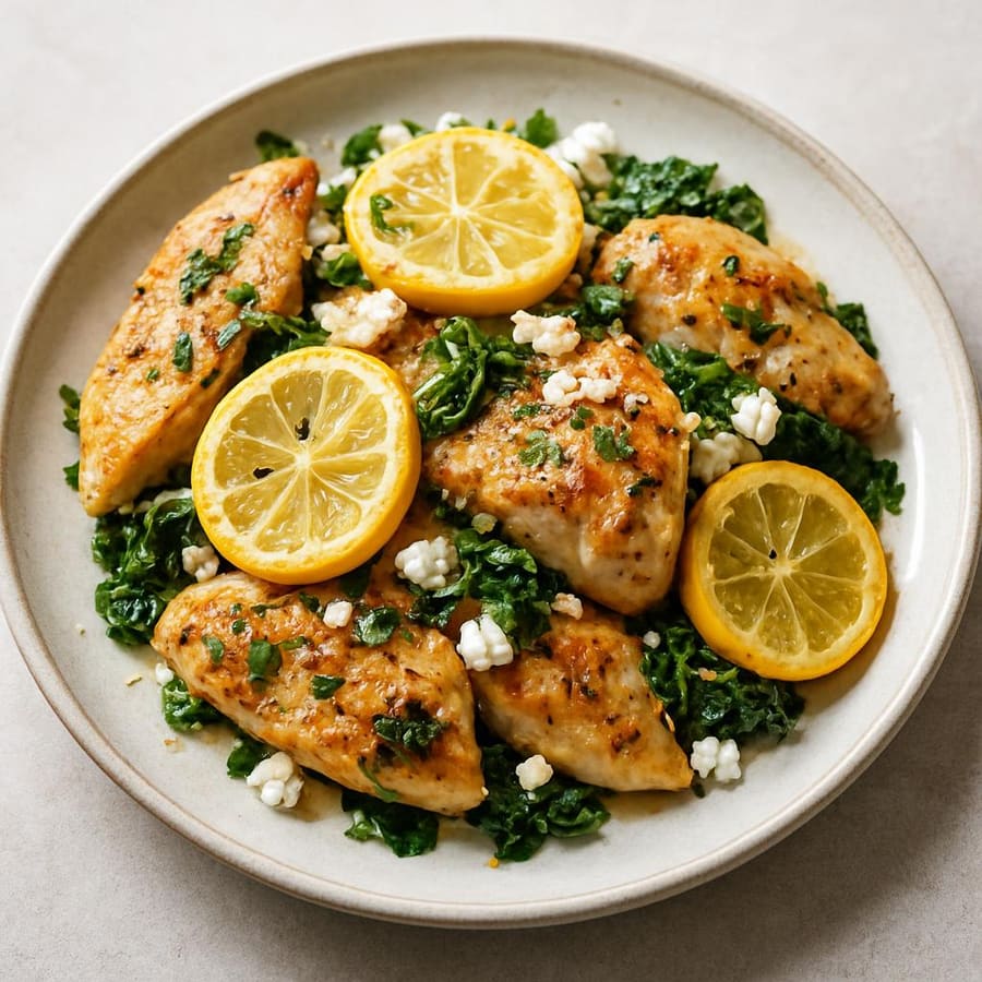 Griechisches Zitronenhähnchen
