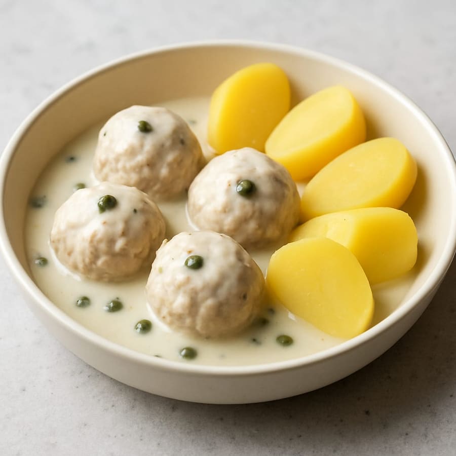 Königsberger Klopse mit Kartoffeln