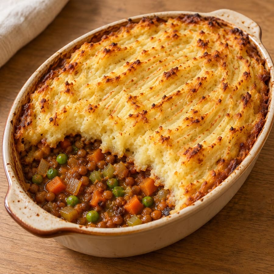 Linsen-Shepherd's-Pie