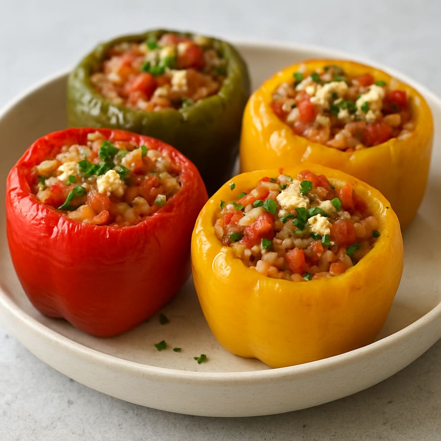 Mittelmeer-Gefüllte Paprika