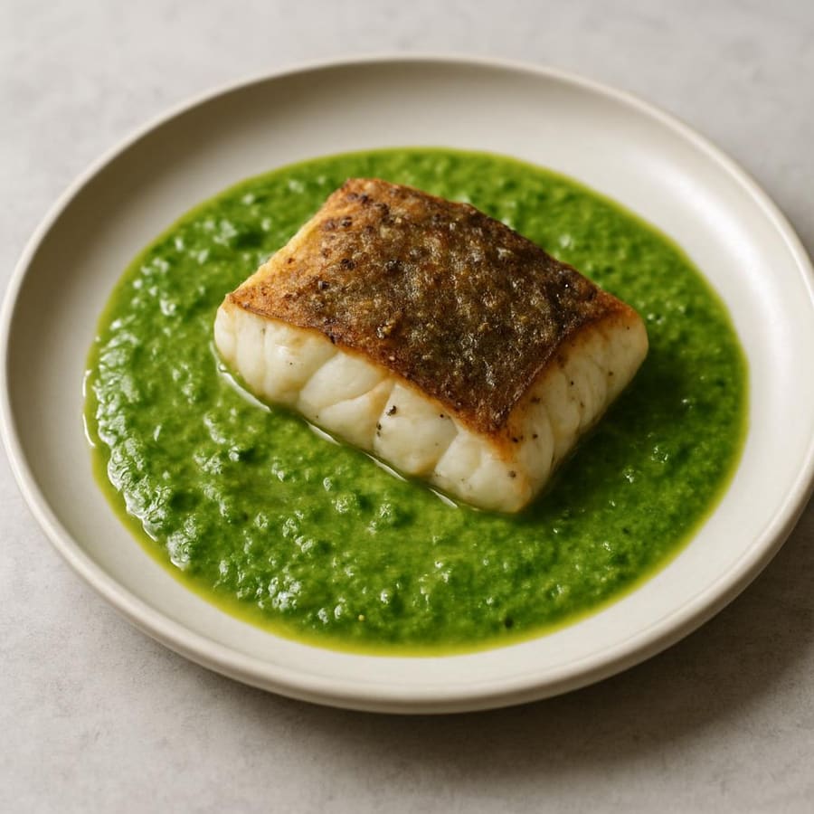 Merluza en salsa verde