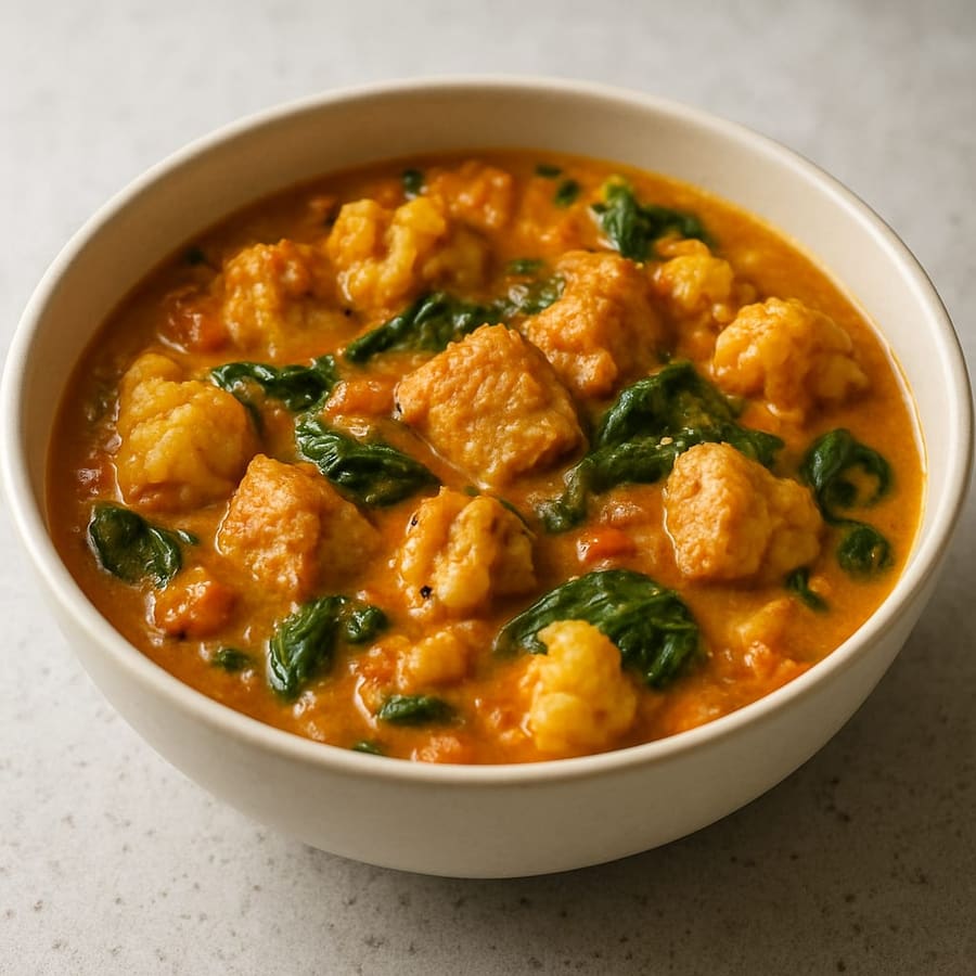 Mildes Hähnchen-Blumenkohl-Curry