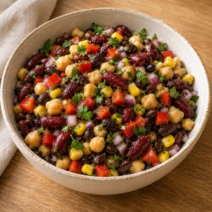 Mixed bean salad