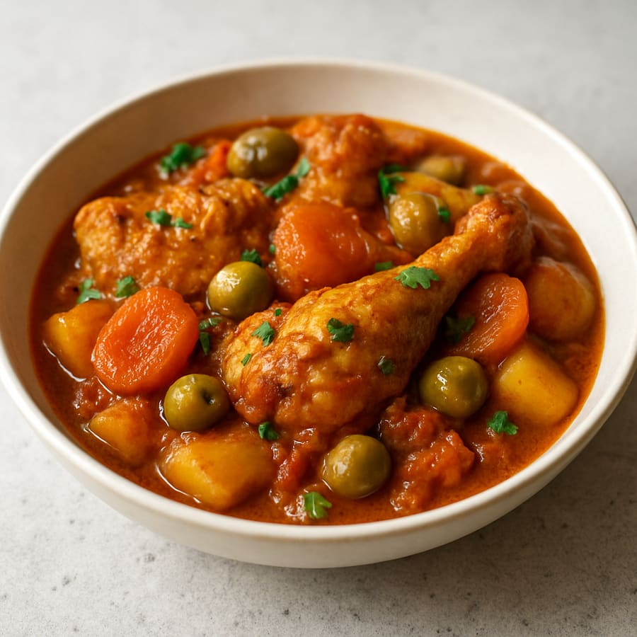 Marokkanische Hähnchen-Tagine