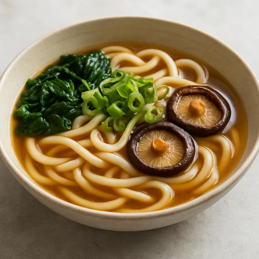 Sopa de fideos udon