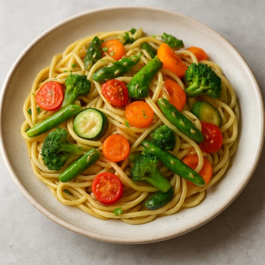 Pâtes primavera