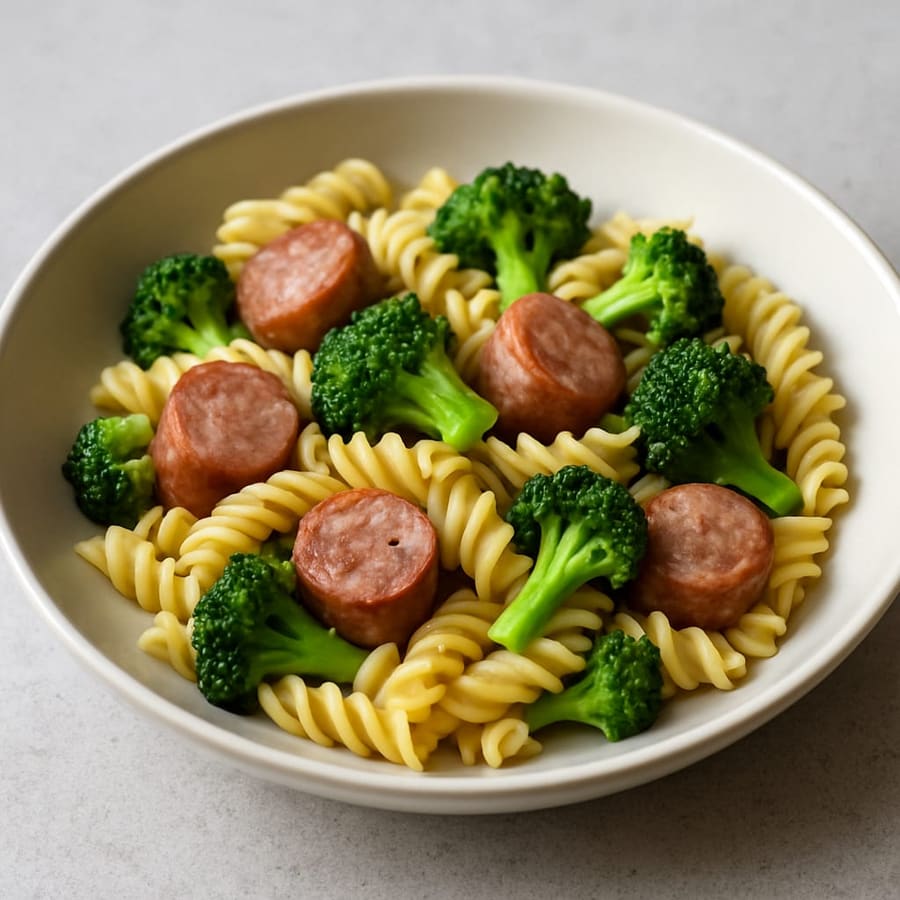 Pasta mit Salsiccia und Brokkoli