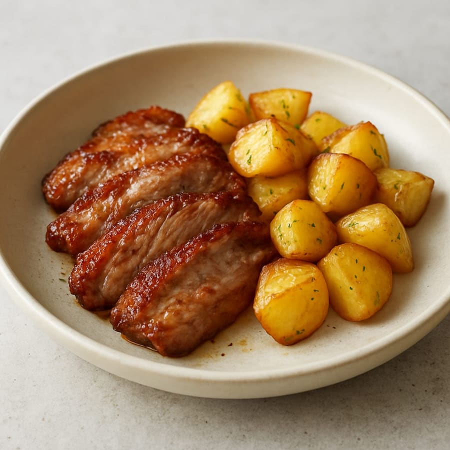 Secreto ibérico con patatas