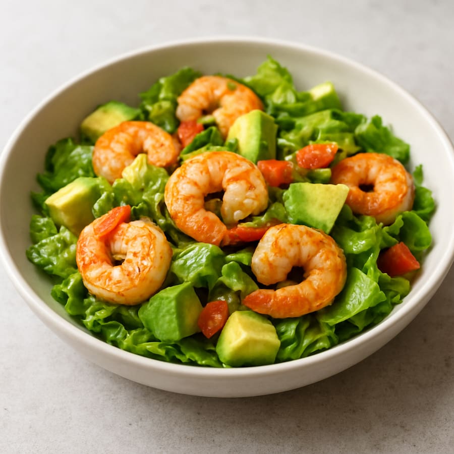 Garnelen-Avocado-Salat