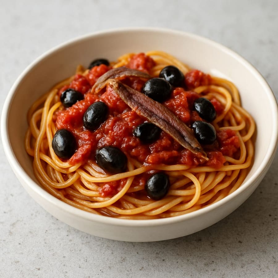 Spaghetti puttanesca