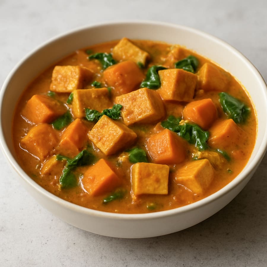 Tofu-Kürbis-Curry