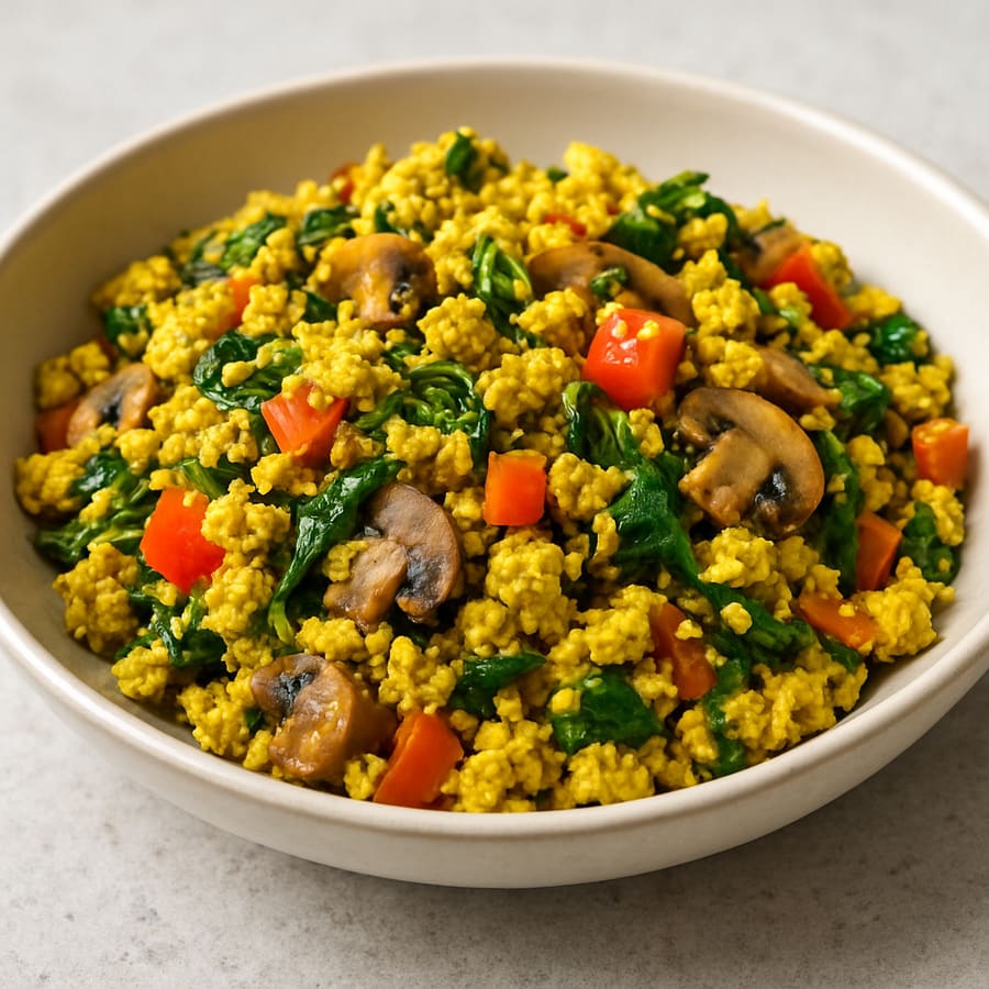 Tofu Strapazzato con Verdure