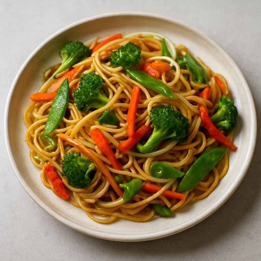 Vegetable Noodle Stir-Fry